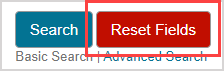 The Reset Fields button is beside the Search button.